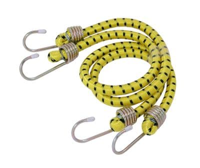 Yellow Bungee Cord Straps - 2Pc 24