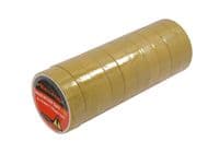 Yellow Pvc Electrical Insulation Tape Flame Retardant 19mm