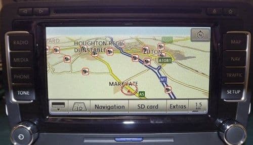2020 VOLKSWAGEN RNS510 V17 SAT NAV SD CARD NAVIGATION MAP UPDATE UK / EUROPE