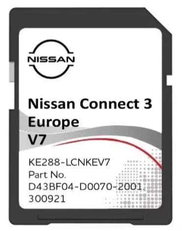 2022-2023 NISSAN CONNECT 3 SAT NAV SD CARD NAVIGATION MAP UPDATE V7