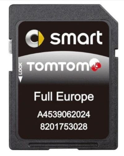2024-2025 SMART 453 COOL & MEDIA SAT NAV SD NAVIGATION MAP UCARD PDATE