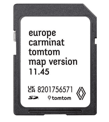 2025-2026 RENAULT CARMINAT TOM TOM SAT NAV SD CARD NAVIGATION MAP  V11.45