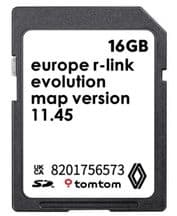 2025-2026 RENAULT R-LINK EVOLUTION SAT NAV SD CARD NAVIGATION MAP UPDATE UK&EUROPE V11.45