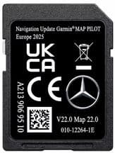 2026 MERCEDES GARMIN PILOT SAT NAV MAP SD CARD NAVIGATION UPDATE V22 UK&EU A2139069510