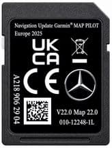 2026 MERCEDES GARMIN PILOT SAT NAV SD CARD NAVIGATION MAP V22  UPDATE UK&EU A2189062904