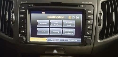 KIA GEN 1 SAT NAV USB NAVIGATION MAP UPDATE UK&EUROPE 2026