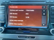 Volkswagen RNS 510  Firmware 5238 Update  Version