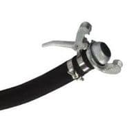 4 Inch Wire Armoured Suction Hose c/w Bauer Type Coupling