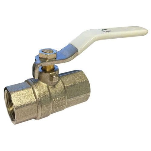 Brass Ball Valve BSPT White Lever