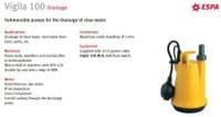ESPA Vigila 100 Submersible Drainage Pump