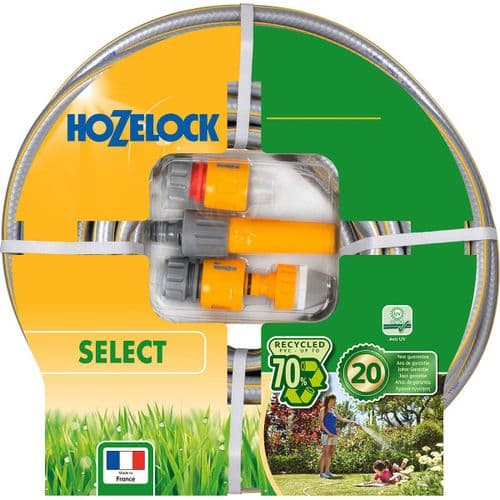 Hozelock Select Silver PVC Garden Hose Starter Set