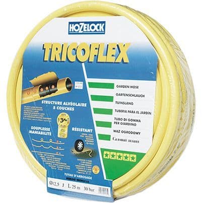 Hozelock Tricoflex Yellow PVC Garden Hose