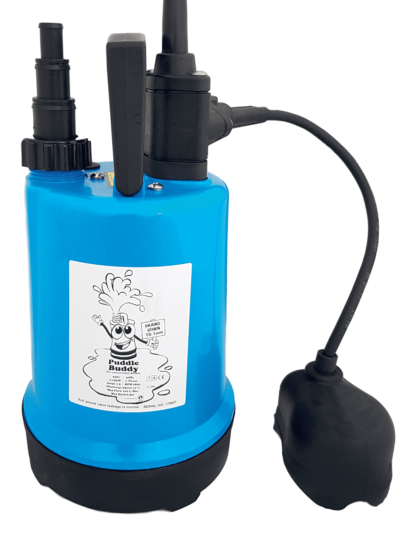 Puddle Buddy Automatic Puddle Pump with Crab Sensor