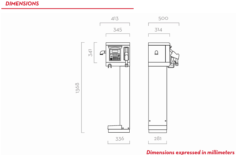 Piusi Cube Mini Fuel Station Dispenser