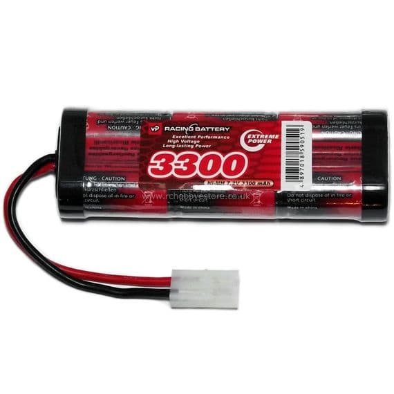 Buschur Racing Mini Battery 7 2V 3300mAh NiMH battery racing pack for R/C Car with Tamiya connector