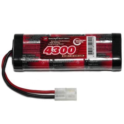 7.2V 4300mAh NiMH battery racing pack for R/C Car with Tamiya connector