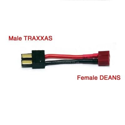 Battery Adapter Cable - Male Traxxas to Tamiya Female