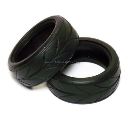 HSP 02019 V-Tread On-Road Racing Tyre 2pcs 1/10 Road Car