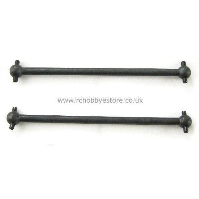 2 Pièces Dogbone (barre De Transmission) Argenté 76mm Pour Buggy/truck HSP Nitro 1:10 - Neuf