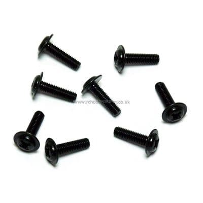 HSP 08024 Discal Screw M3*10mm 8pcs. Himoto Wind Hobby Spare Parts