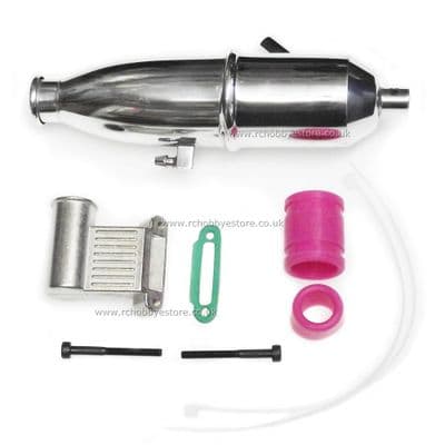 HSP 102009 (02124) Aluminium Upgrade Exhaust Kit 1/10th scale Atomic, Tyranno Himoto RC Cars
