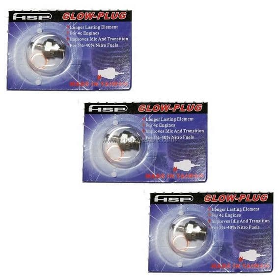 HSP 70117 Nitro Glow Plugg #3 3 Pack