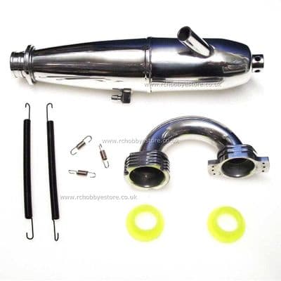 HSP 81084 Exhaust Pipe Set with fixings 1/8th Scale