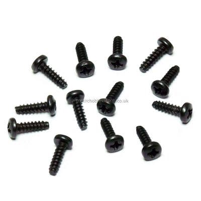 HSP 81220-13 3*10mm Pozi Pan Head Self Tap Screw 13pcs .