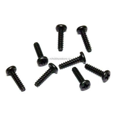 HSP 81220-14 3*14mm Pozi Pan Head Self Tap Screw 8pcs.