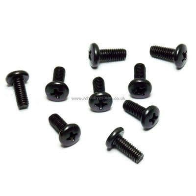 HSP 81220-20 M4x10mm Pozi Pan Head 9pcs.