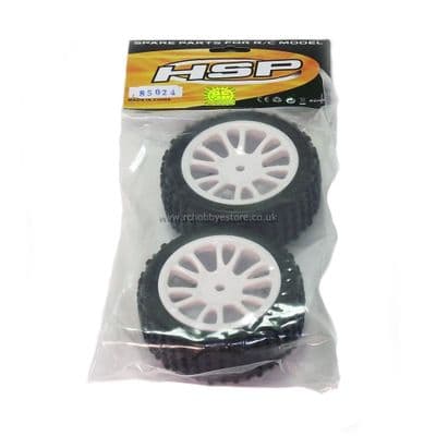 HSP 85024 Rear Wheels Complete 2 pcs. 1/16 Scale Off-Road Buggy
