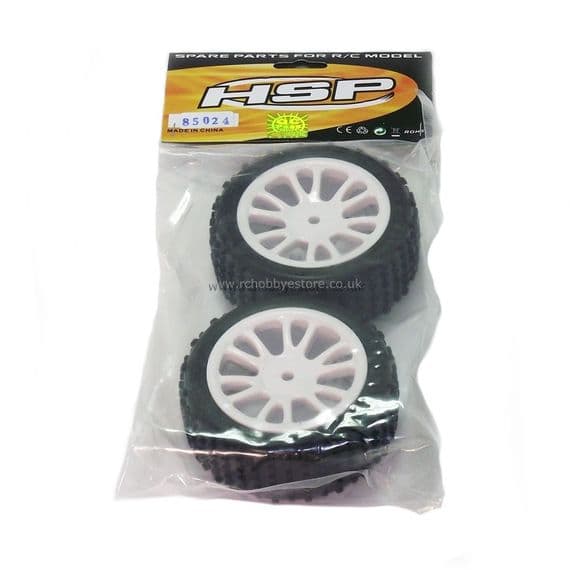 HSP 85024 Rear Wheels Complete 2 pcs. 1/16 Scale Off-Road Buggy