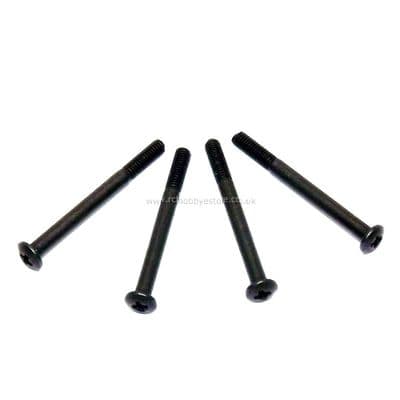 HSP 86095 Front Upper Sway Arm Screws 4 Pcs 1/16 Scale Truck