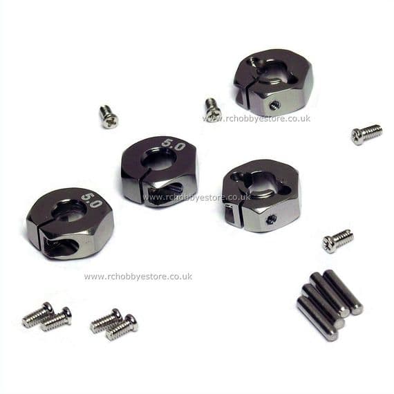 HSP Pro RC Split Alloy Wheel Hex Drive Nuts 12mm for 1/10 pro cars etc.