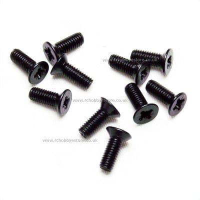 M3x8mm Countersunk Pozi Machine Screw 10pcs. RCH