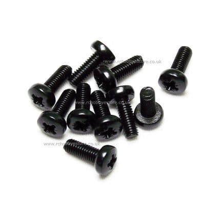 M3*8mm Pozi Pan Head Machine Screw 10pcs. RCH