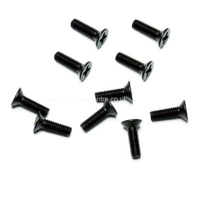 M3x10mm Countersunk Pozi Machine Screw 10pcs. RCH