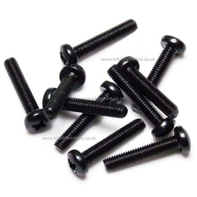 M3x16mm Cap Head Pozi Machine Screw 10pcs. RCH