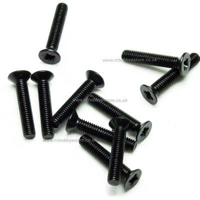 M3x16mm Countersunk Pozi Machine Screw 10pcs. RCH
