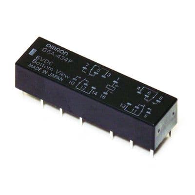 Relay G6A-434P 4PCO 6v coil  4 Pole changeover
