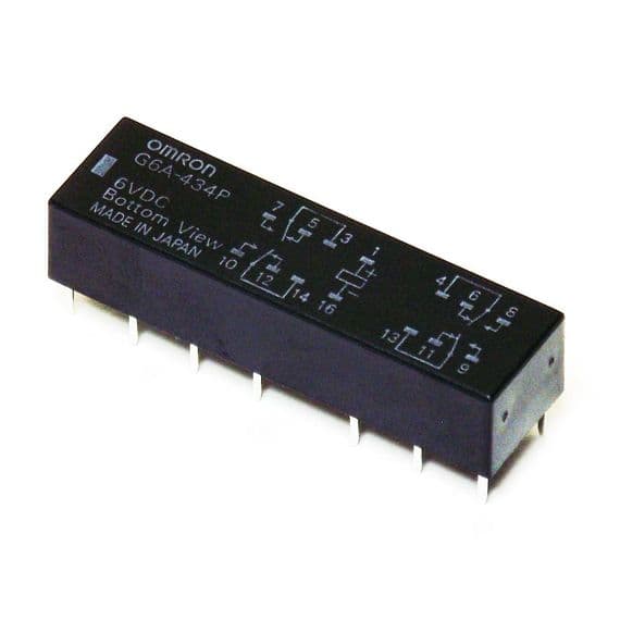 Omron Relay G6A-434P 4PDT 6v coil