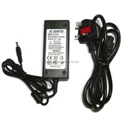 Universal AC Power Supply 12VDC 5A (60VA)