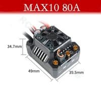 WP-MAX10-SCT RTR Brushless 80A ESC - XT-60