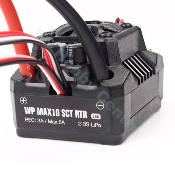 WP-MAX10-SCT RTR Brushless 80A ESC - XT-60