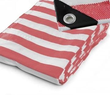 2.7m x 3.5m- 170gsm Striped Tarpaulin