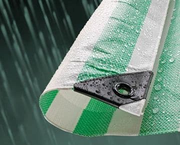 3.5m x 5.5m - 170gsm Striped Tarpaulin