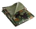 80gsm Polymit Tarps - 2.4m x 3m - Blue, Green,  Camo