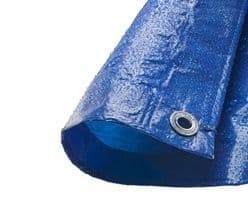 80gsm Polymit Tarps - 7.0m x 11.0m - Blue, Green