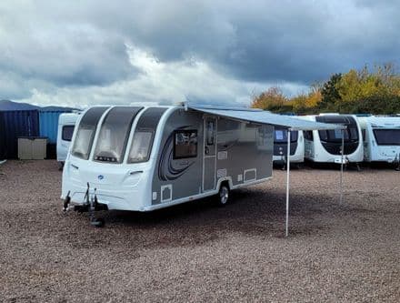 *SALE AGREED*BAILEY PEGASUS GRANDE SE BRINDISI 2023 SINGLE AXLE 4 BERTH -FIAMMA F45 AWNING, 8FT WIDE