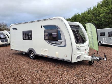 * SALE AGREED * COACHMAN PASTICHE 520/4 2013 SINGLE AXLE 4 BERTH - SIDE DINETTE LAYOUT, AL-KO ATC